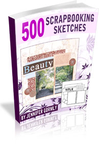 500 Scrapbooking Sketches Downloadable Book