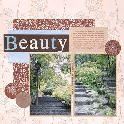 Scrapbooking Layout Sample